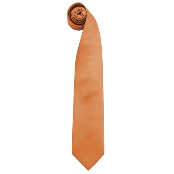 Premier Mens Fashion Colors Work Clip On Tie (Pack of 2) / Orange